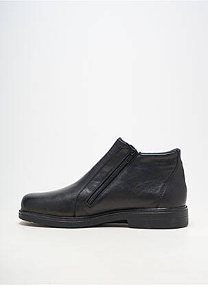 Botine/ghete închidere cu fermoar vârf rotund negru RIEKER bărbat