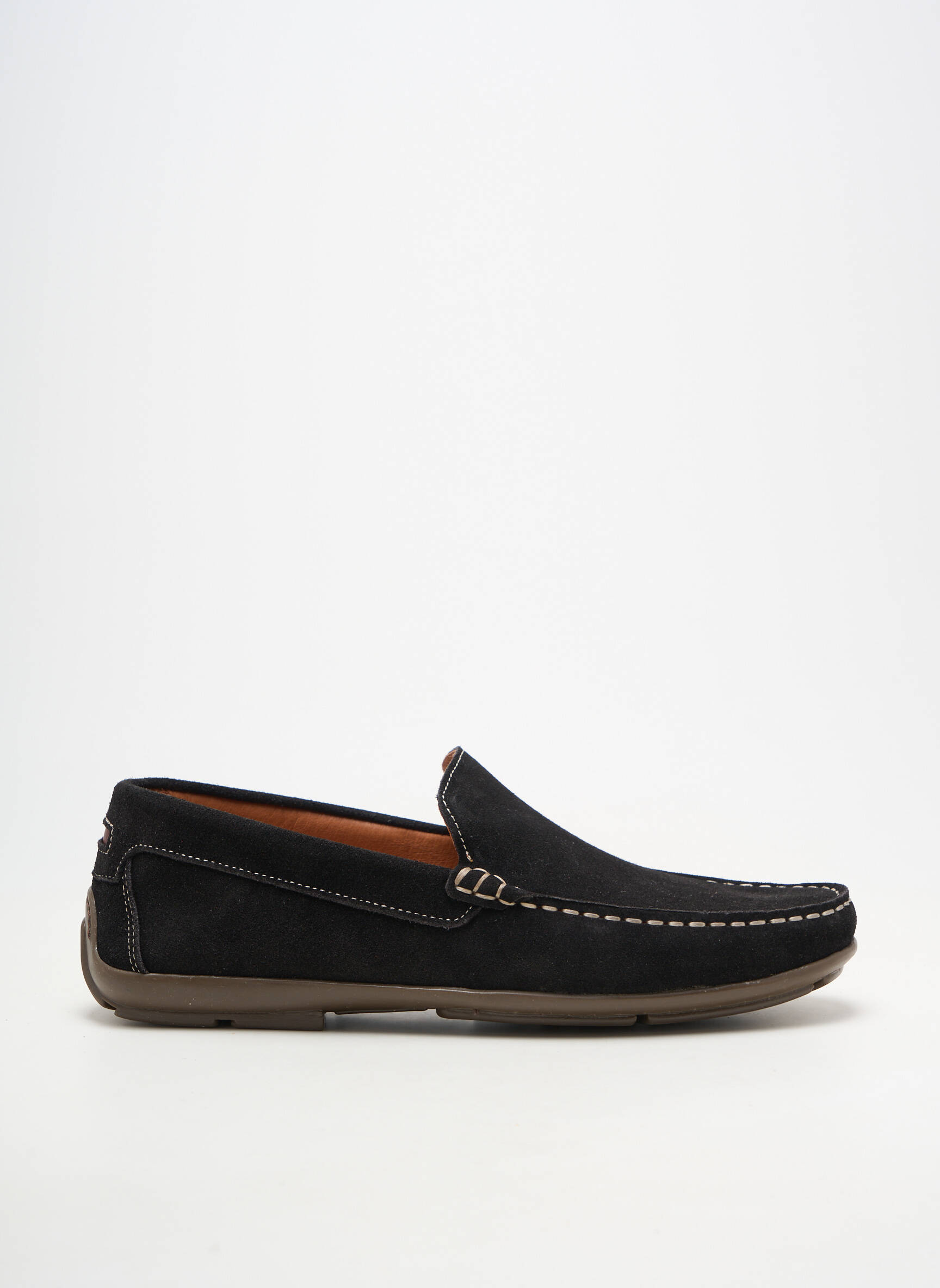 Mocasini vârf rotund vârf rotund negru ORLAND bărbat