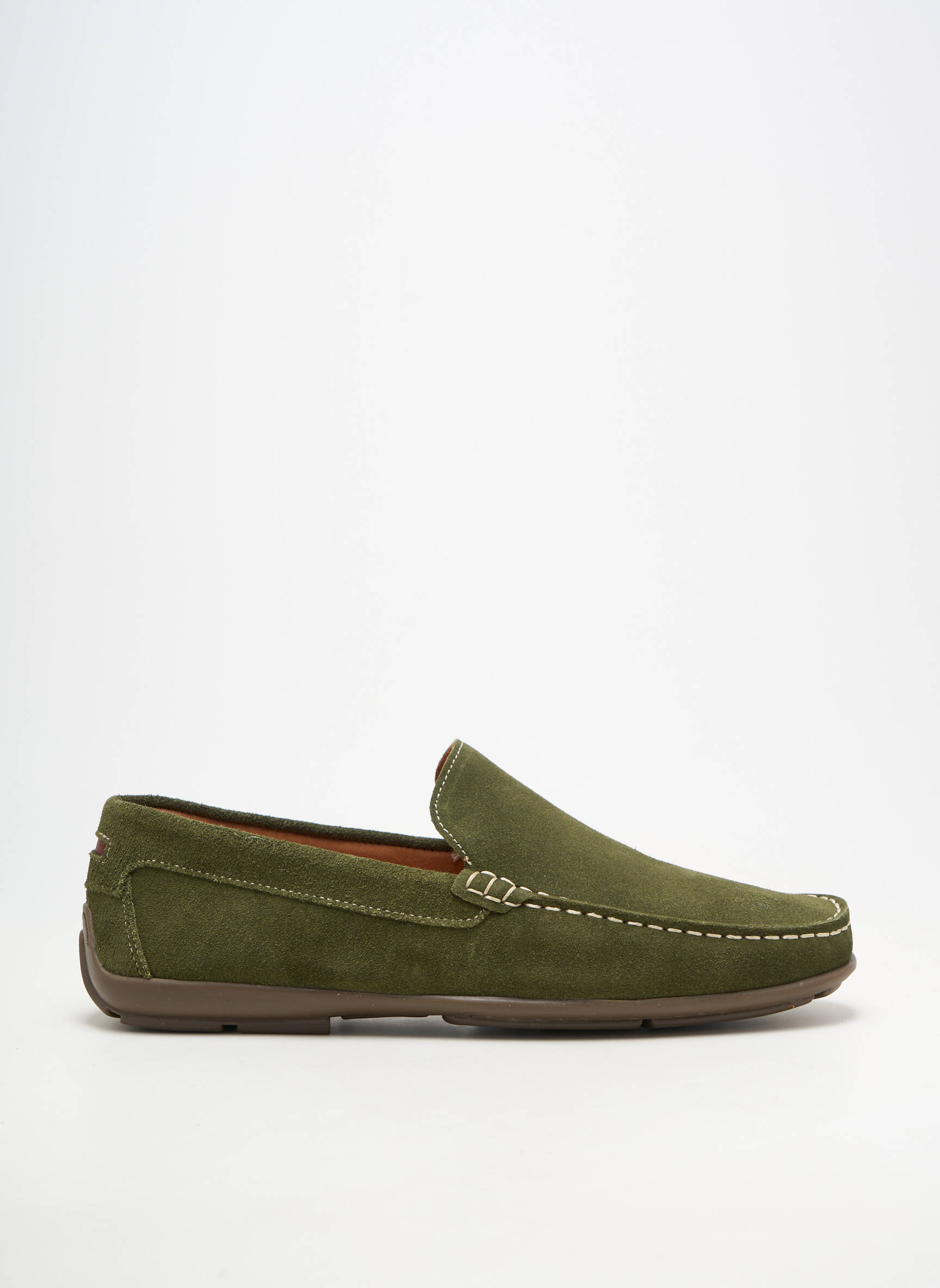 Mocasini vârf rotund vârf rotund verde ORLAND bărbat