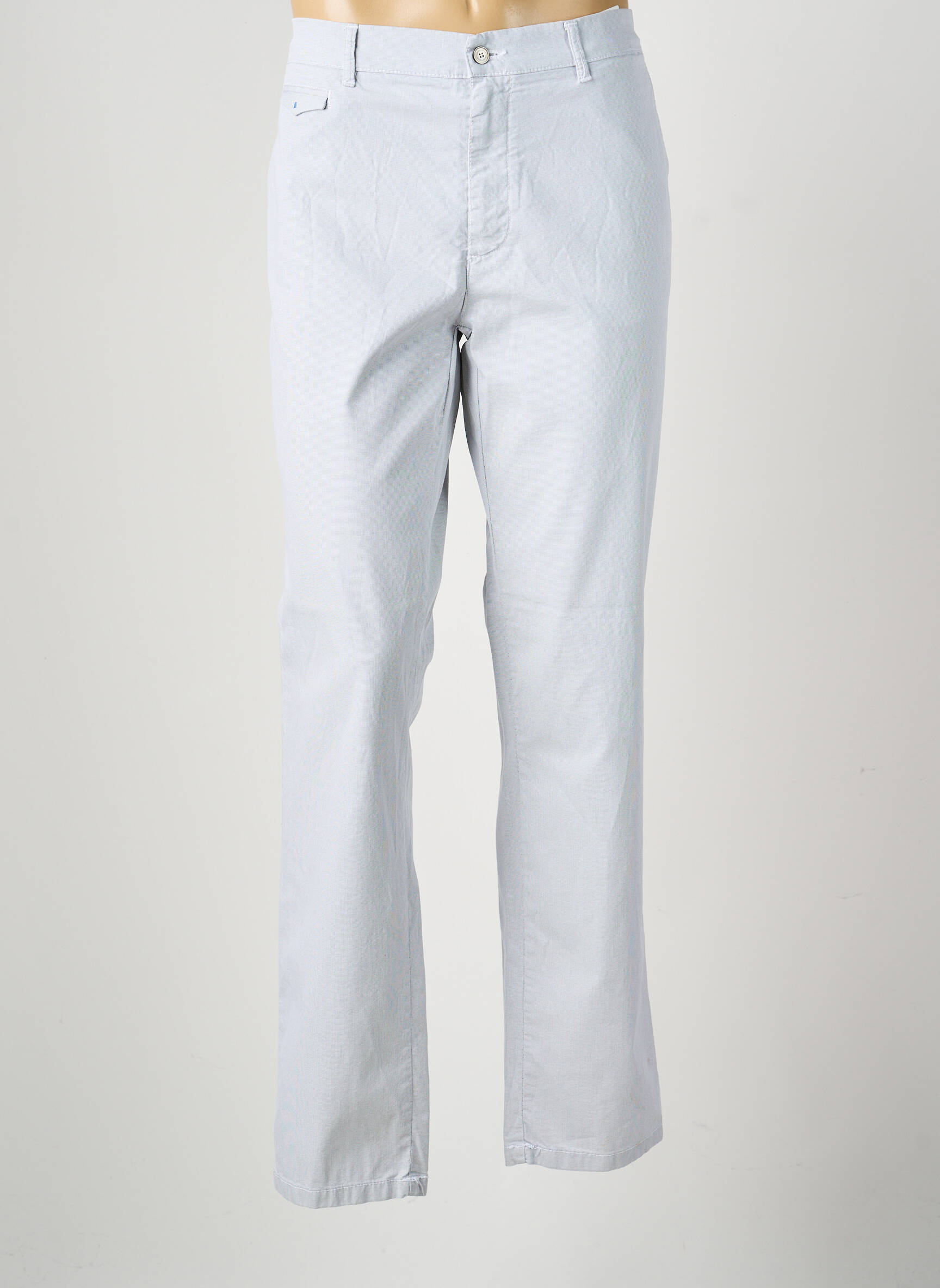 Pantalon chino elasticitate mărime normală gri LCDN bărbat