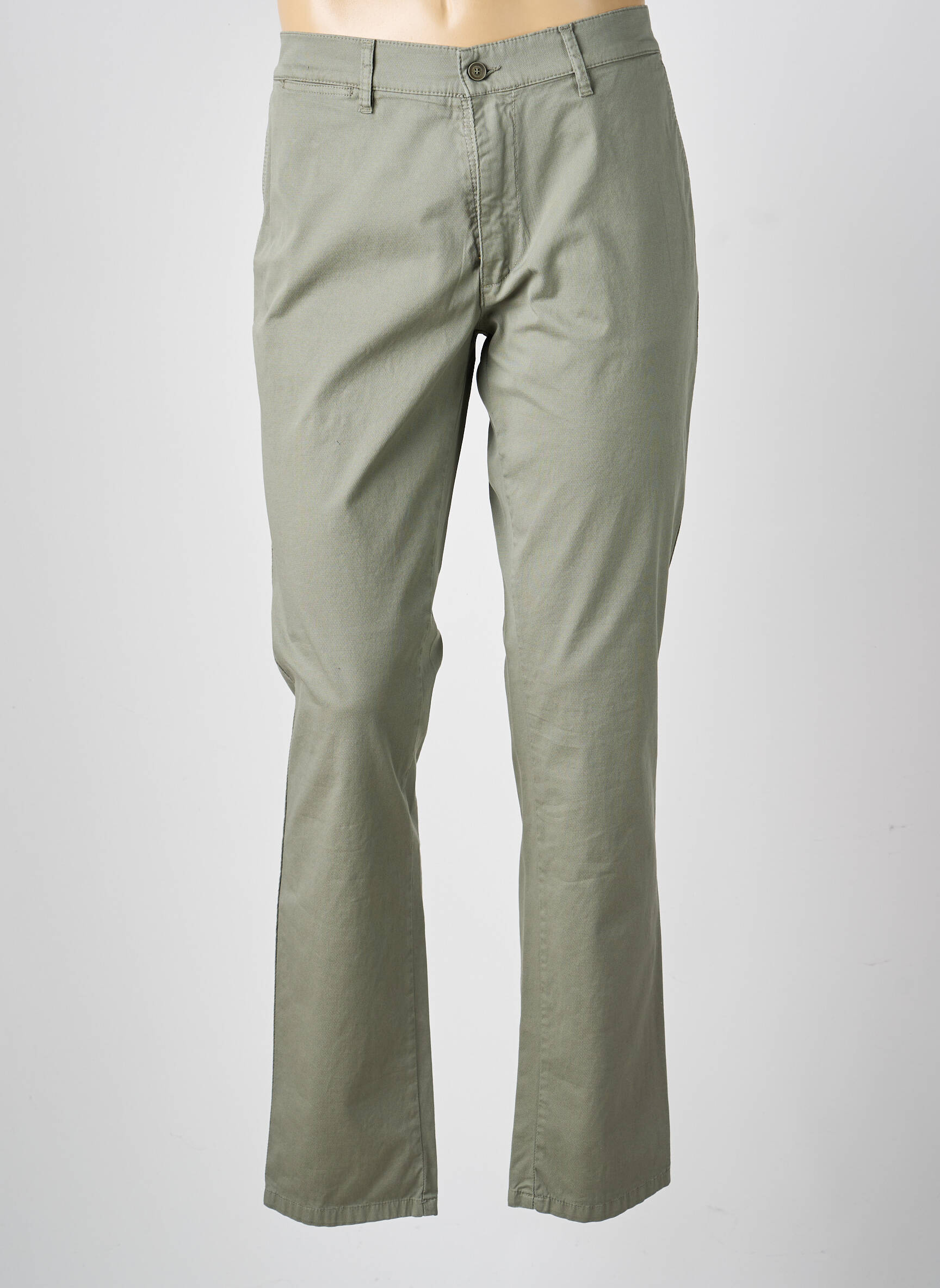 Pantalon chino buzunare mărime normală verde LCDN bărbat