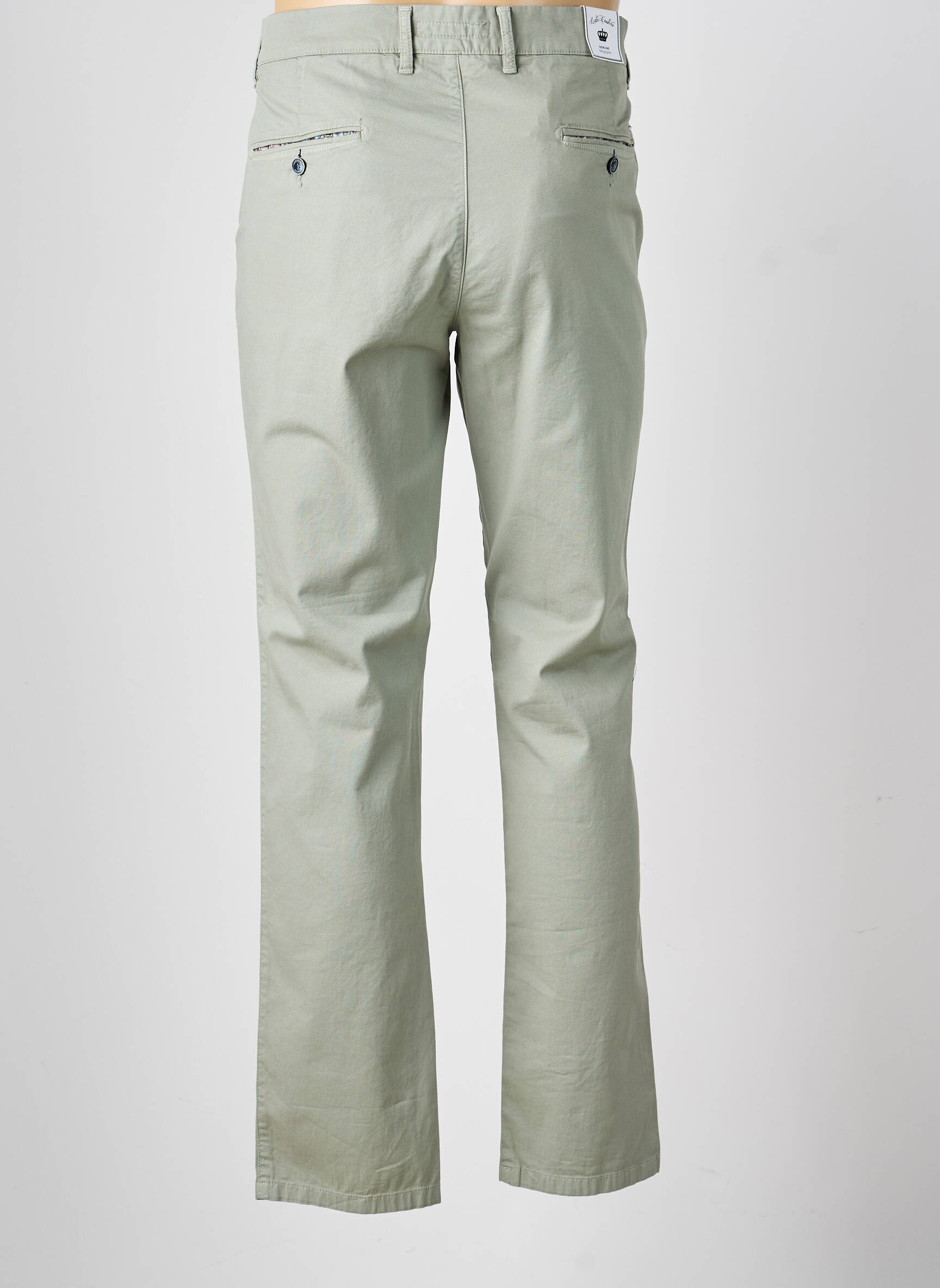 Pantalon chino elasticitate mărime normală verde LCDN bărbat