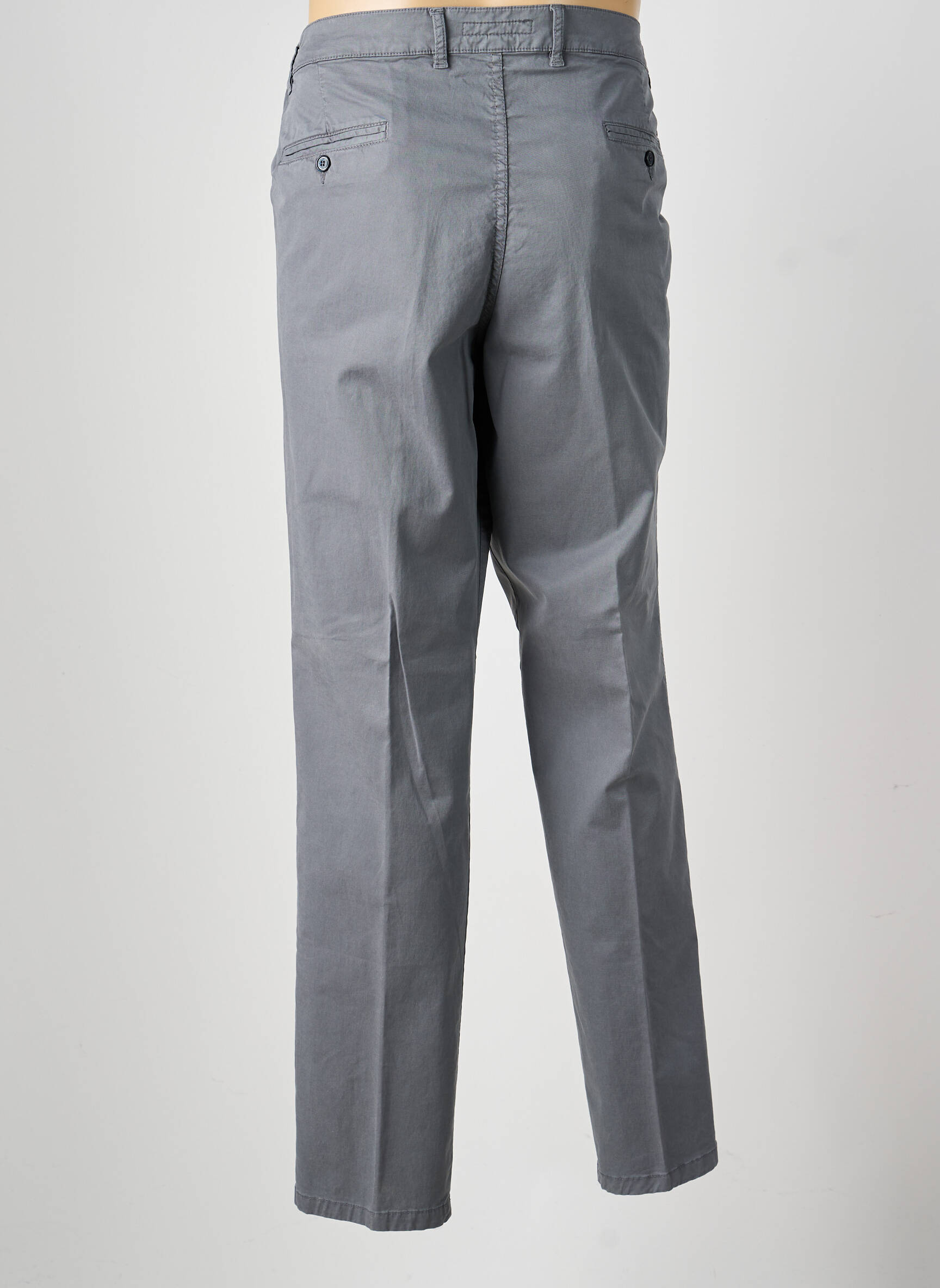 Pantalon chino elasticitate mărime normală gri LCDN bărbat