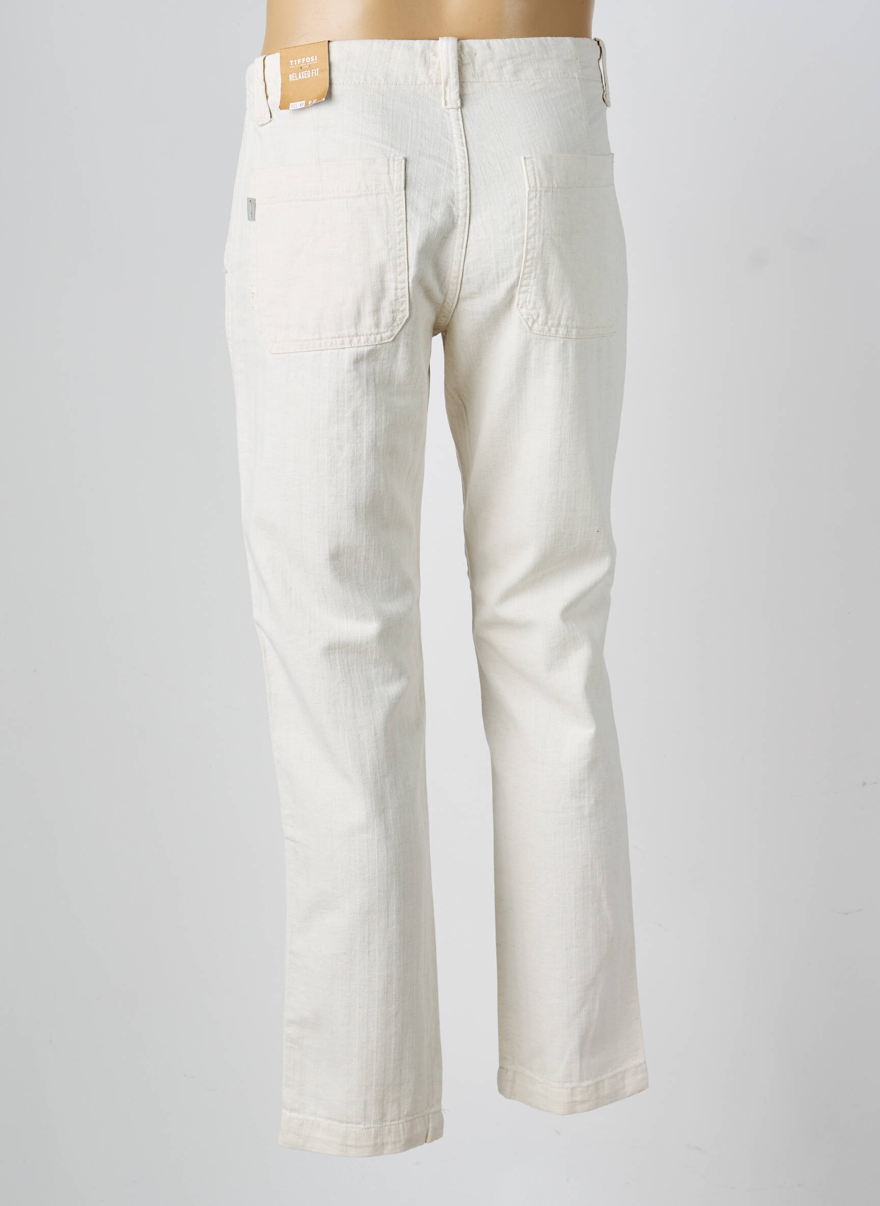 Pantalon chino buzunare mărime normală bej TIFFOSI bărbat