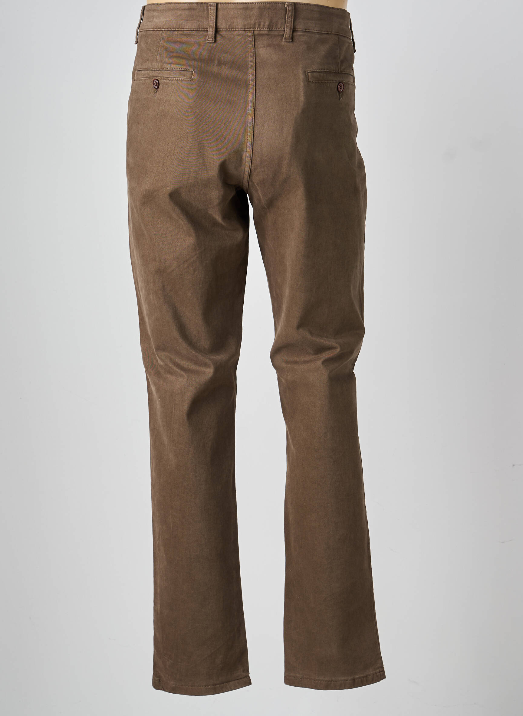 Pantalon drept elasticitate mărime normală maro LCDN bărbat