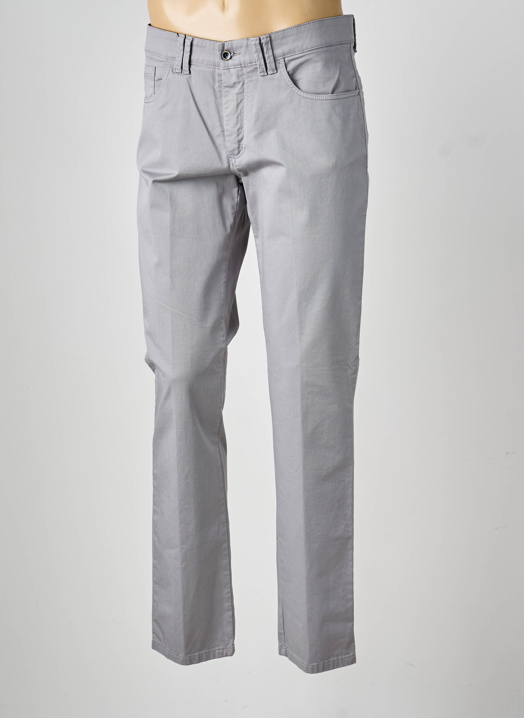 Pantalon drept elasticitate mărime normală gri LCDN bărbat