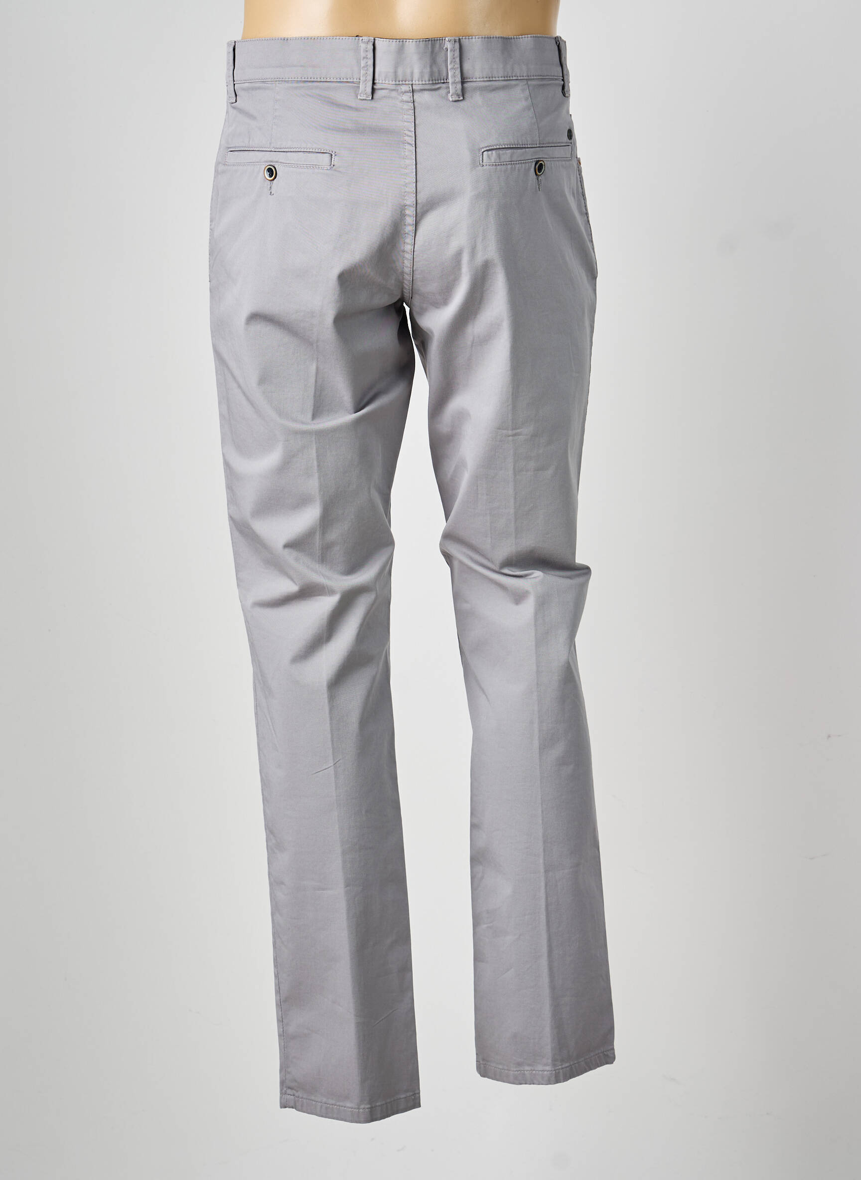 Pantalon drept elasticitate mărime normală gri LCDN bărbat