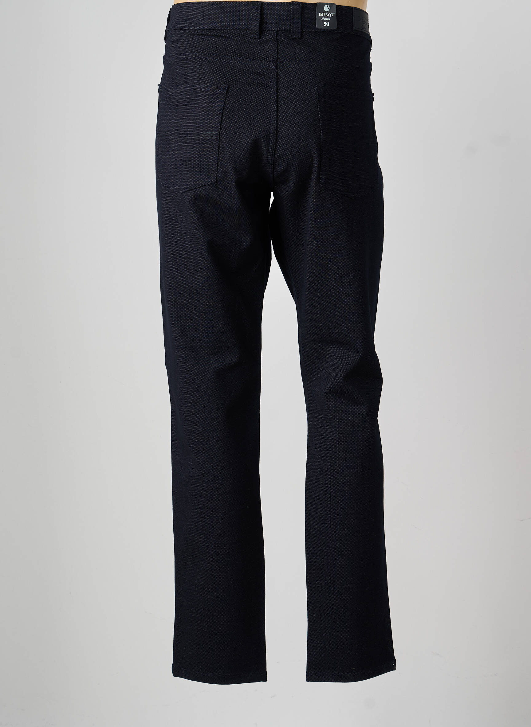 Pantalon drept elasticitate mărime normală albastru IMPAQT bărbat