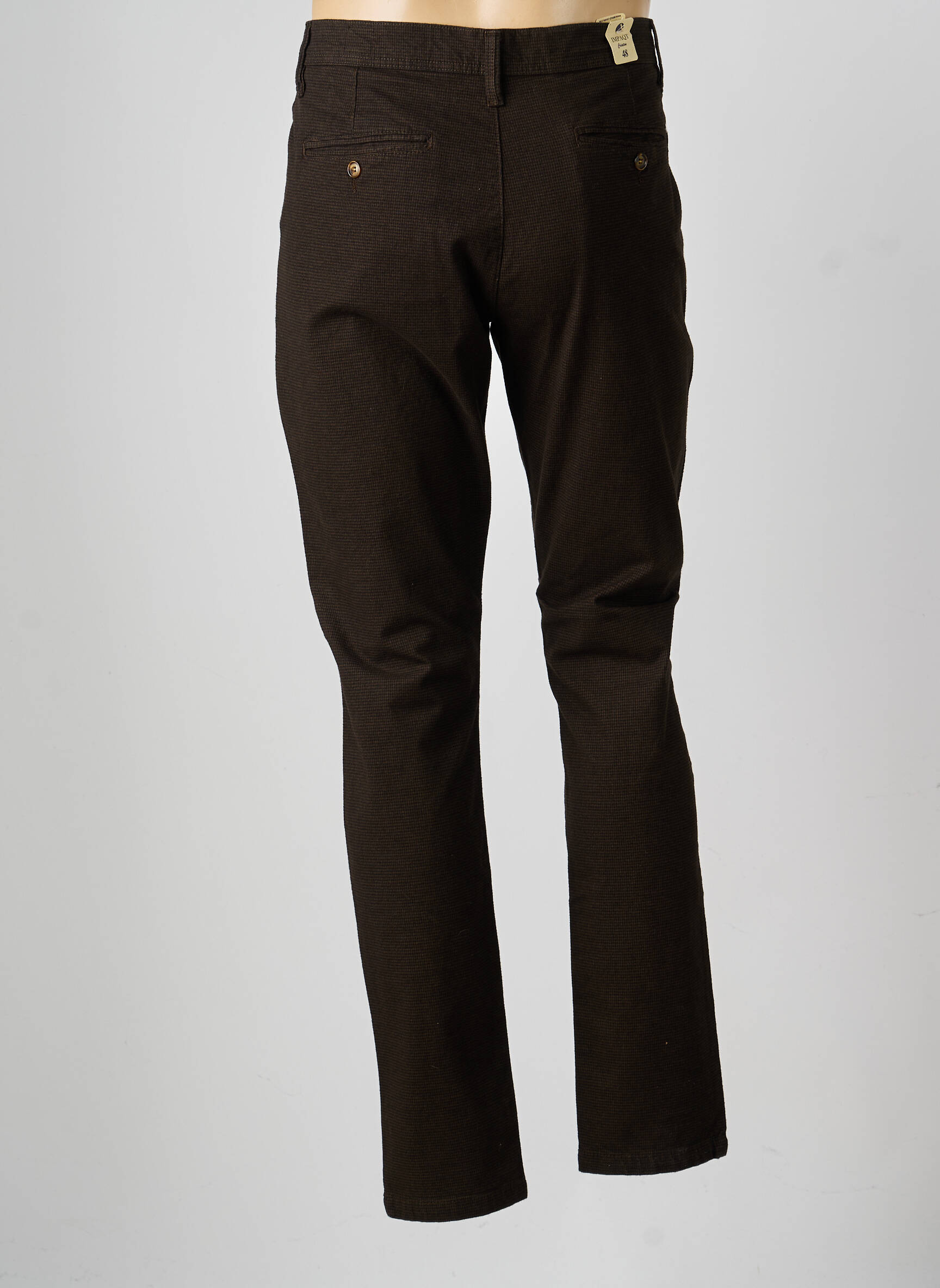 Pantalon chino buzunare mărime normală maro IMPAQT bărbat