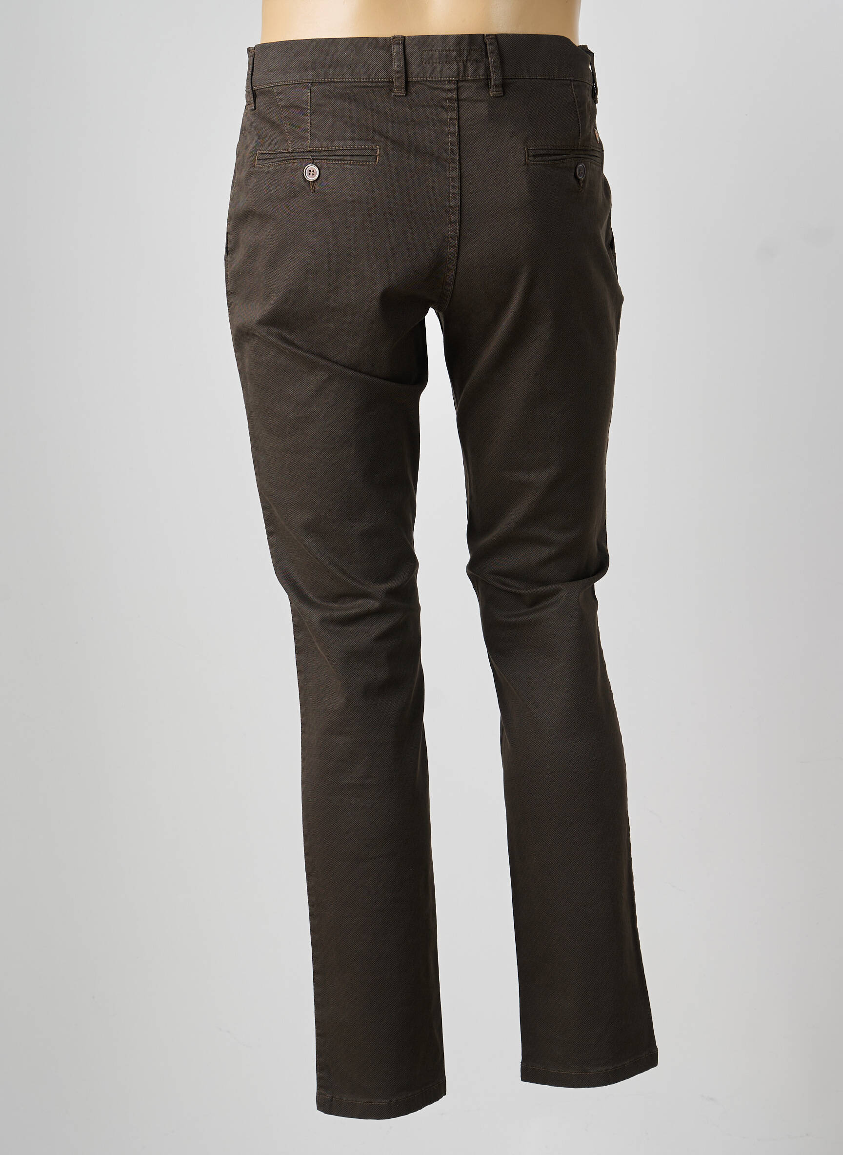 Pantalon chino elasticitate mărime normală verde LCDN bărbat