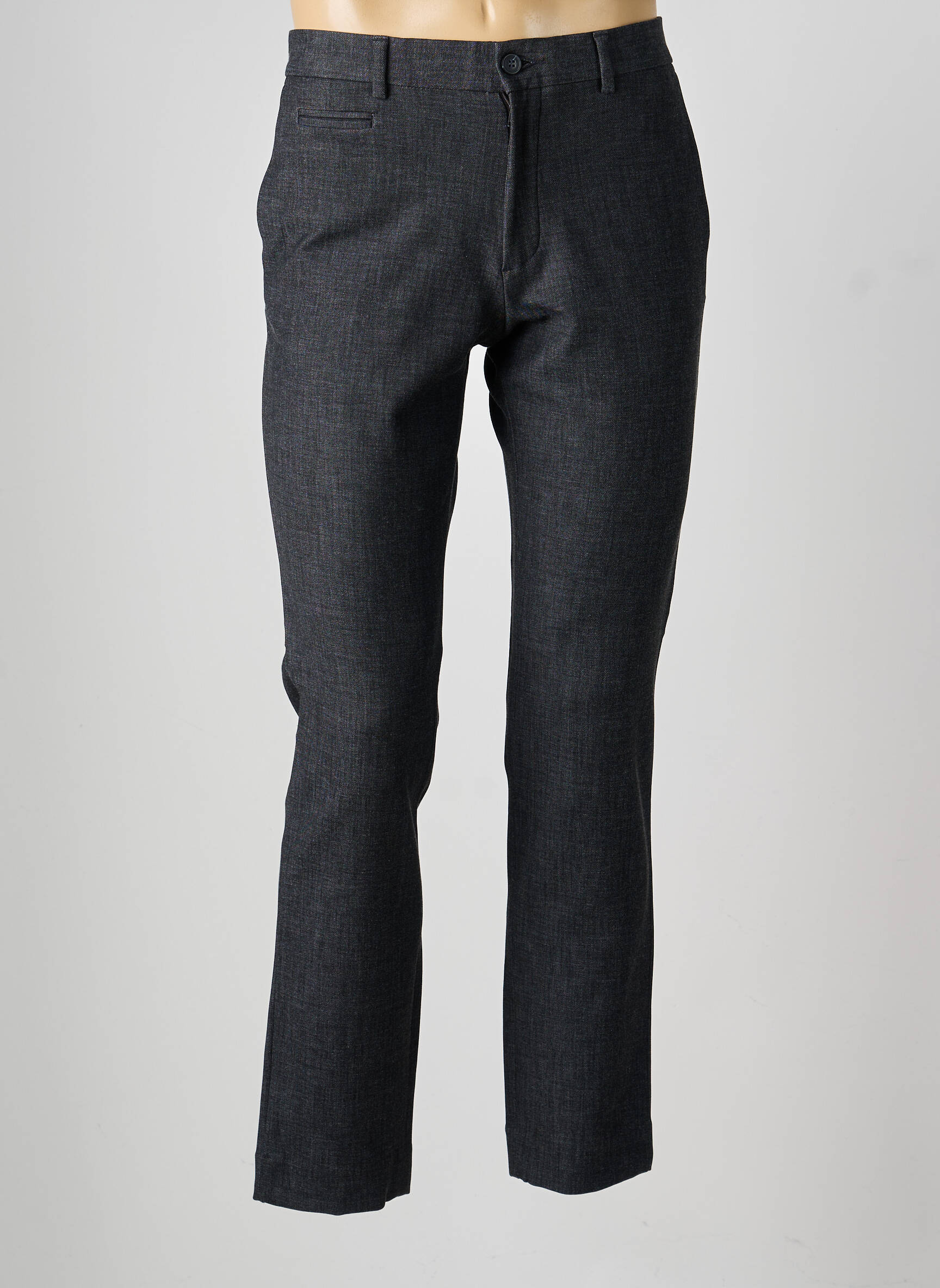 Pantalon chino elasticitate mărime normală gri LCDN bărbat
