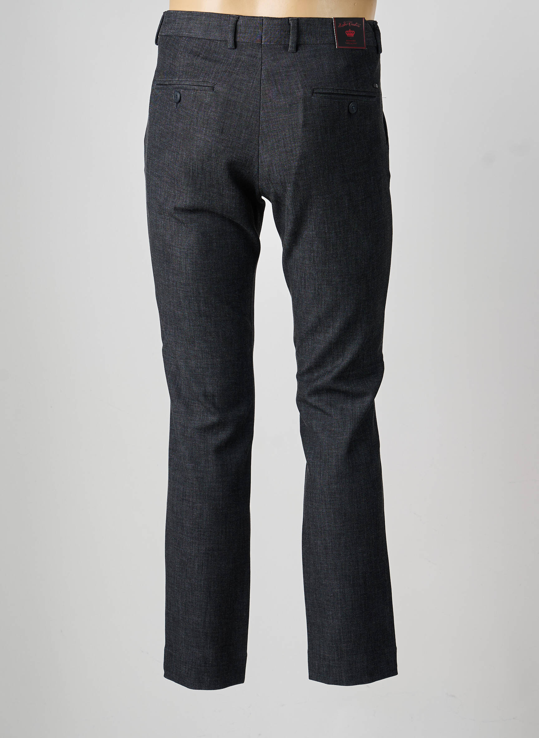 Pantalon chino elasticitate mărime normală gri LCDN bărbat