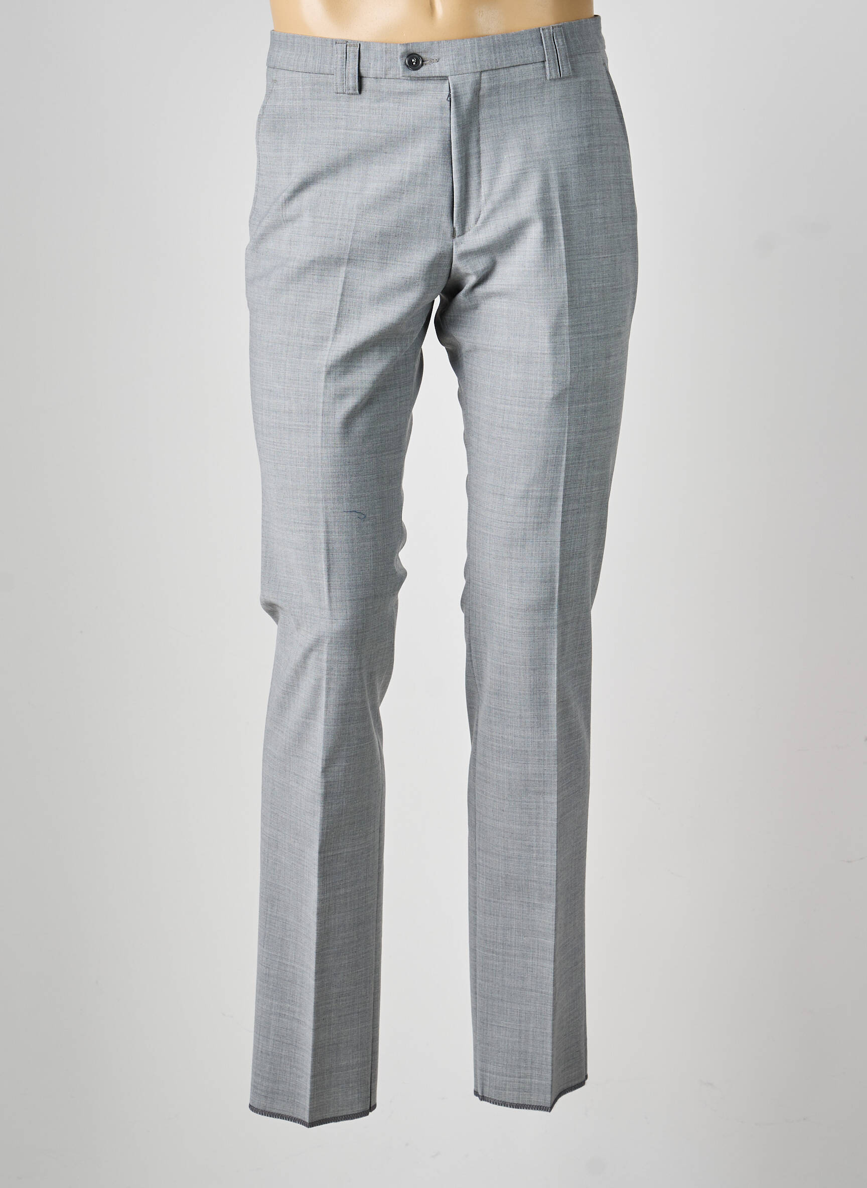 Pantalon slim elasticitate mărime normală gri GIANNI MARCO bărbat