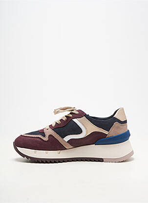 Adidași material neted toc de 4 la 6 cm violet MEPHISTO femeie