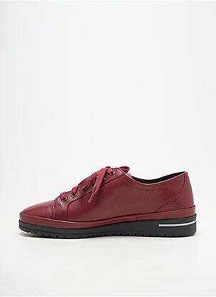 Adidași material neted toc plat până la 3 cm roșu MEPHISTO femeie