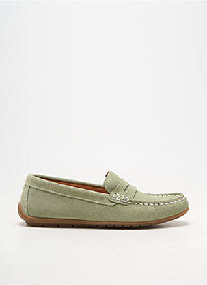 Mocasini vârf rotund toc plat până la 3 cm verde ORLAND femeie
