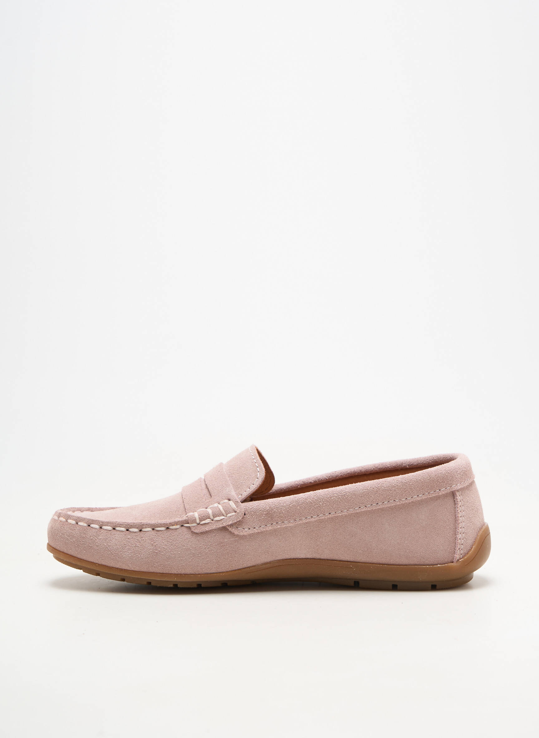 Mocasini vârf rotund toc plat până la 3 cm roz ORLAND femeie