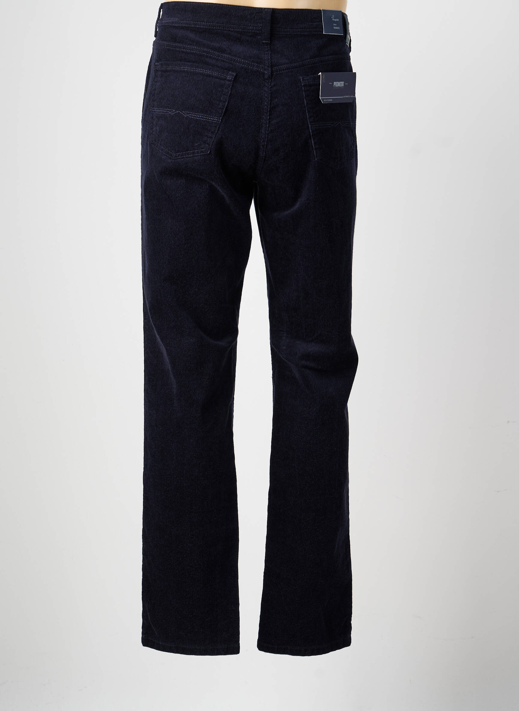 Pantalon slim țesătură catifea mărime normală negru PIONEER bărbat