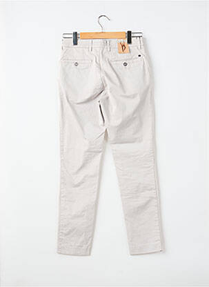 Pantalon chino elasticitate mărime normală gri LCDN bărbat