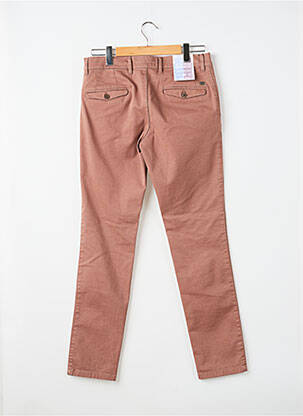 Pantalon chino țesătură poplin mărime normală roz LCDN bărbat