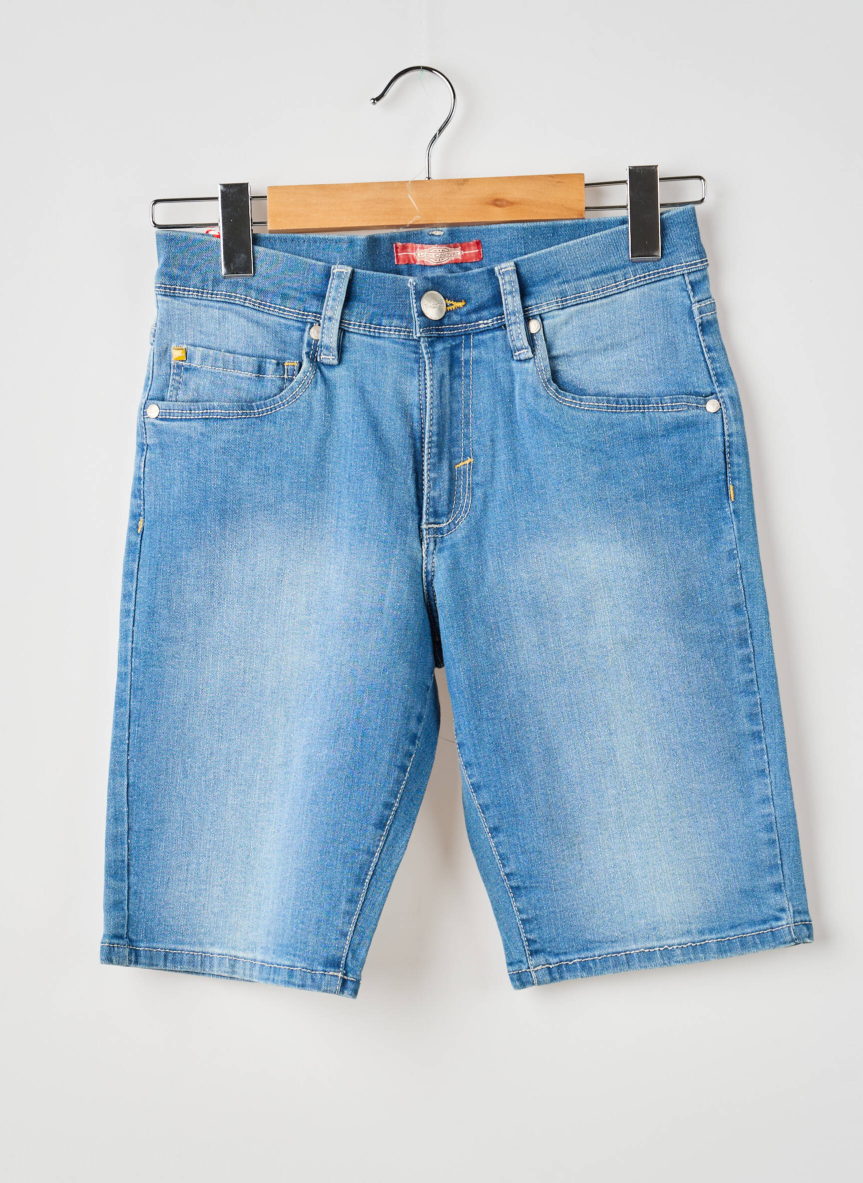 Bermudă țesătură denim mărime normală albastru LCDN bărbat