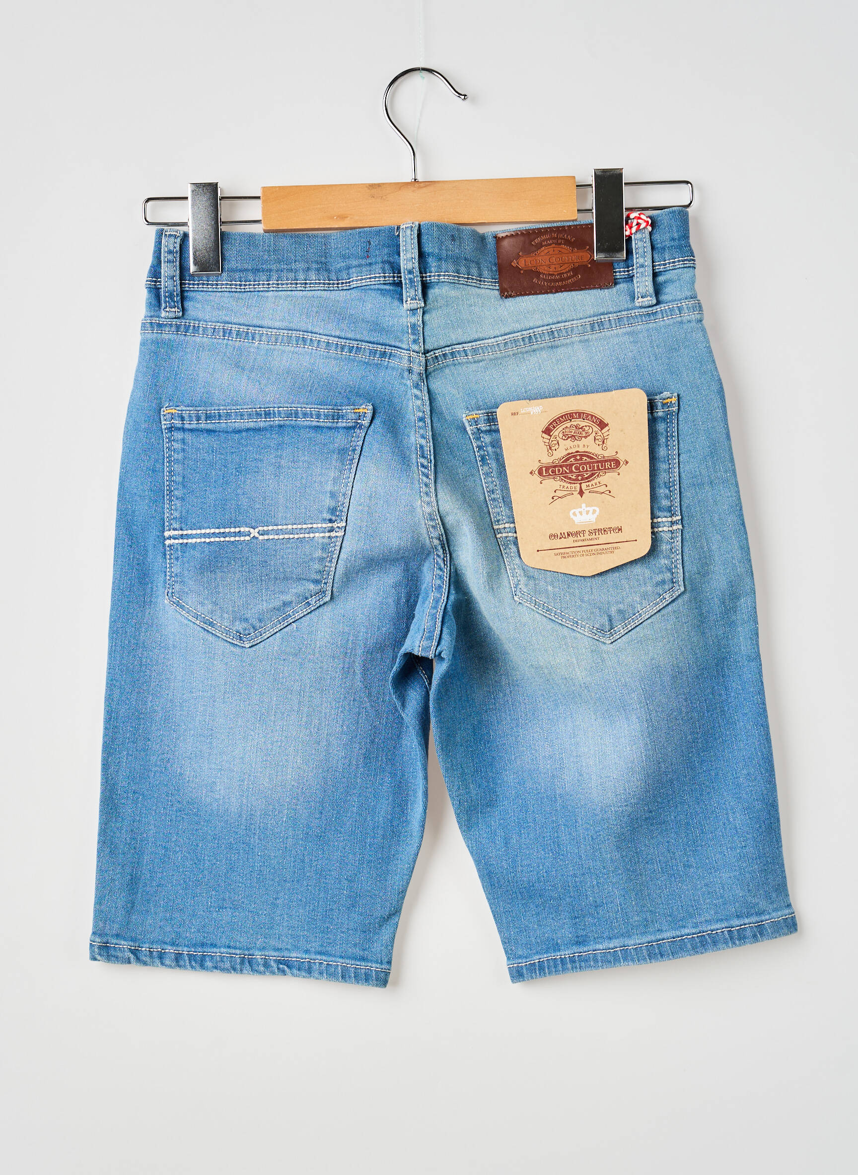 Bermudă țesătură denim mărime normală albastru LCDN bărbat