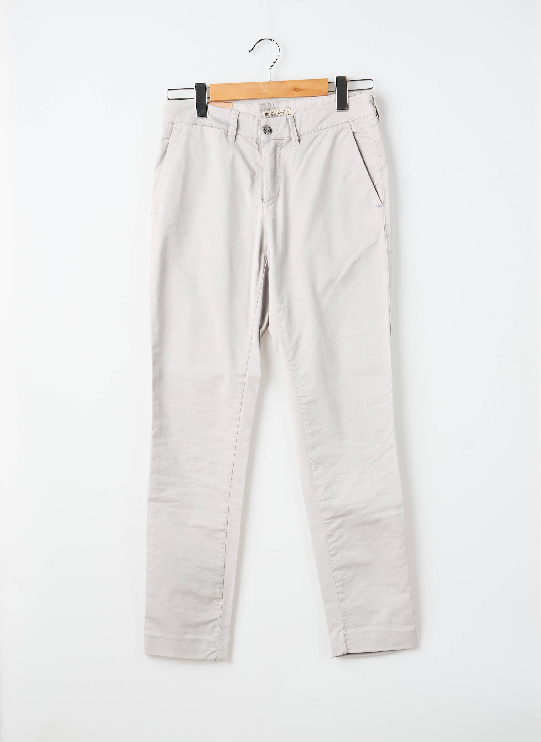 Pantalon chino elasticitate mărime normală gri LCDN bărbat