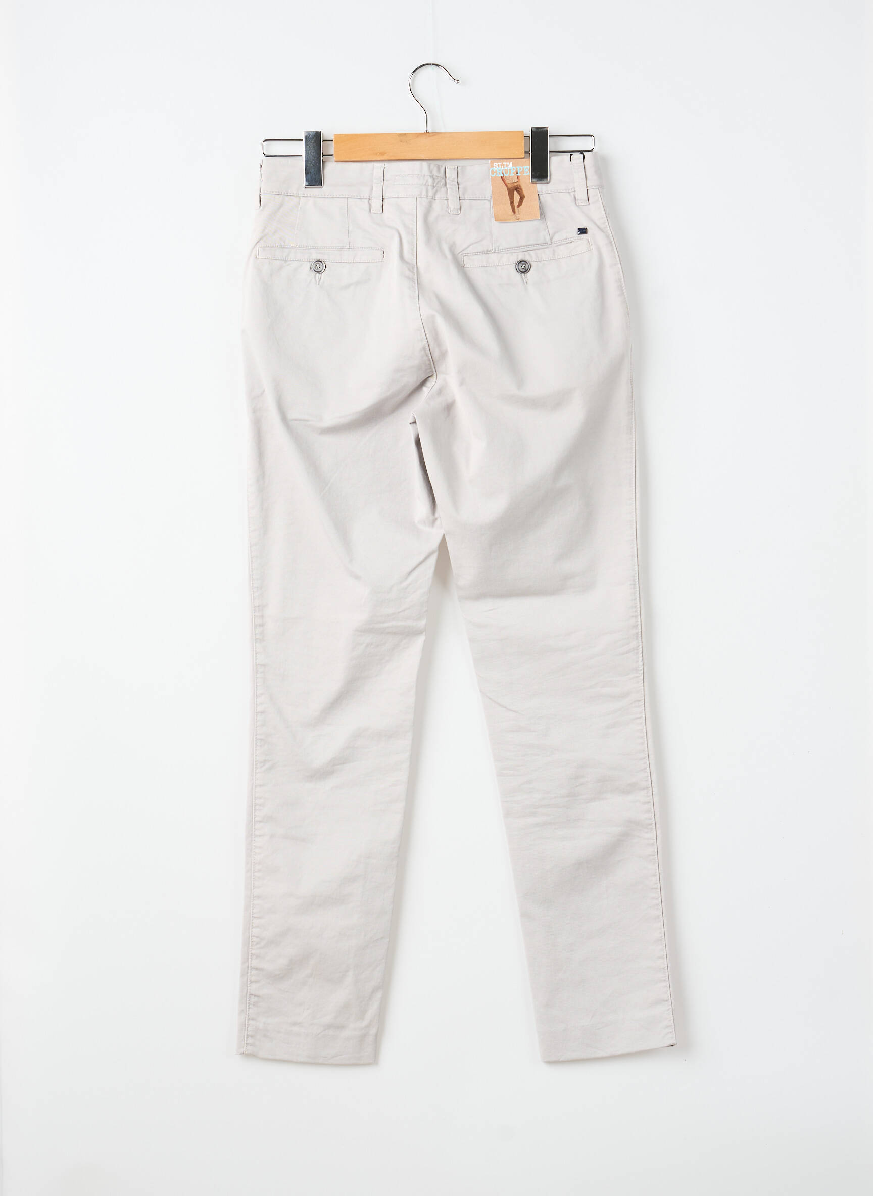 Pantalon chino elasticitate mărime normală gri LCDN bărbat