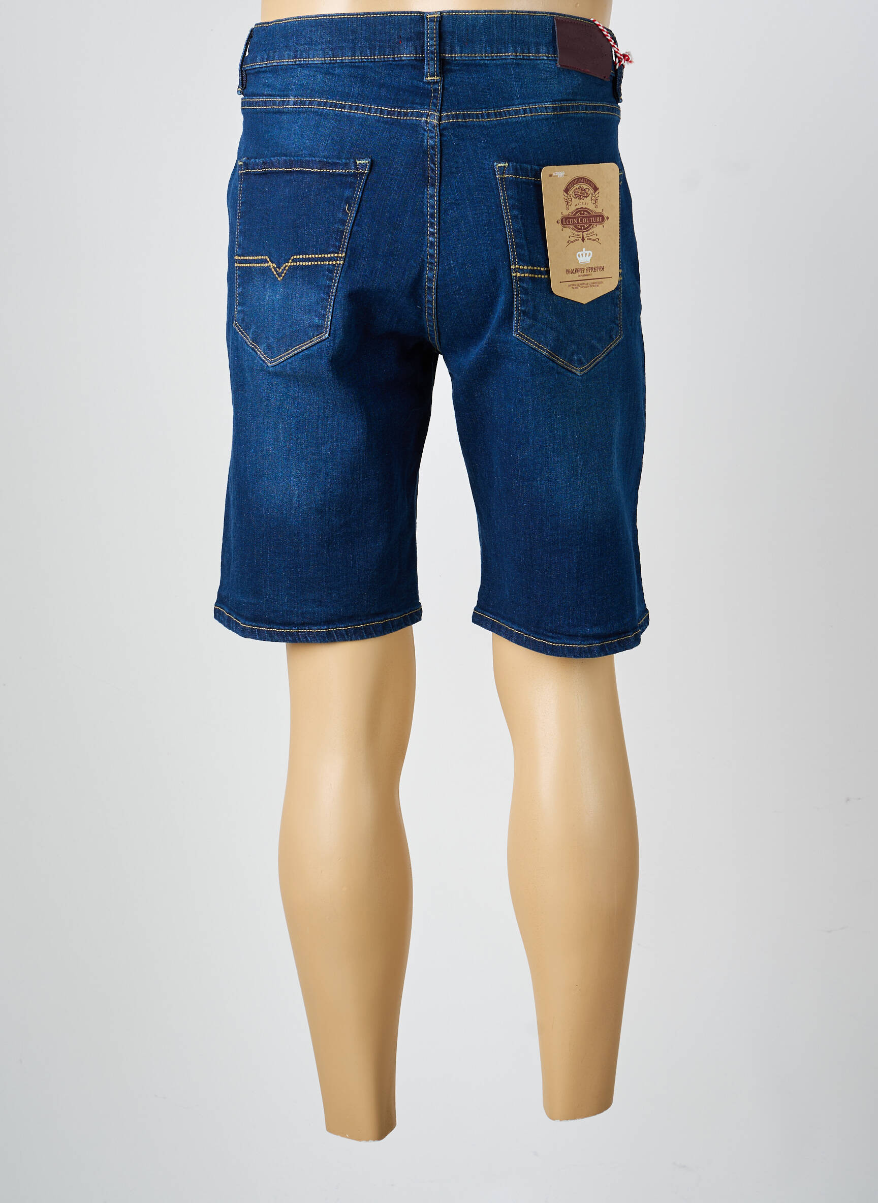 Bermudă țesătură denim mărime normală albastru LCDN bărbat