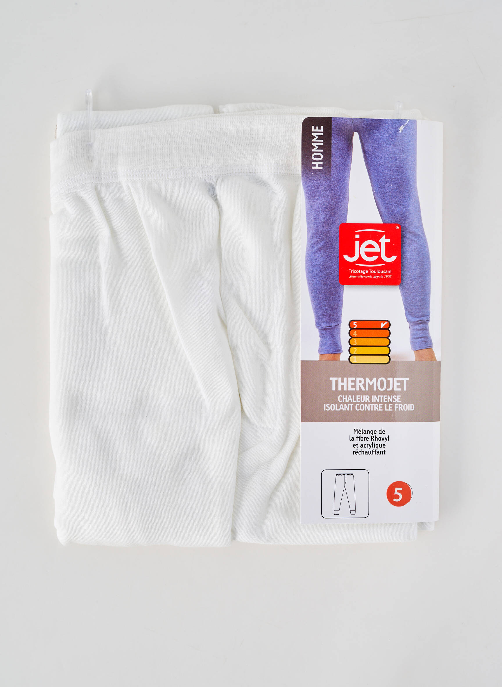 Colant elasticitate alb JET bărbat