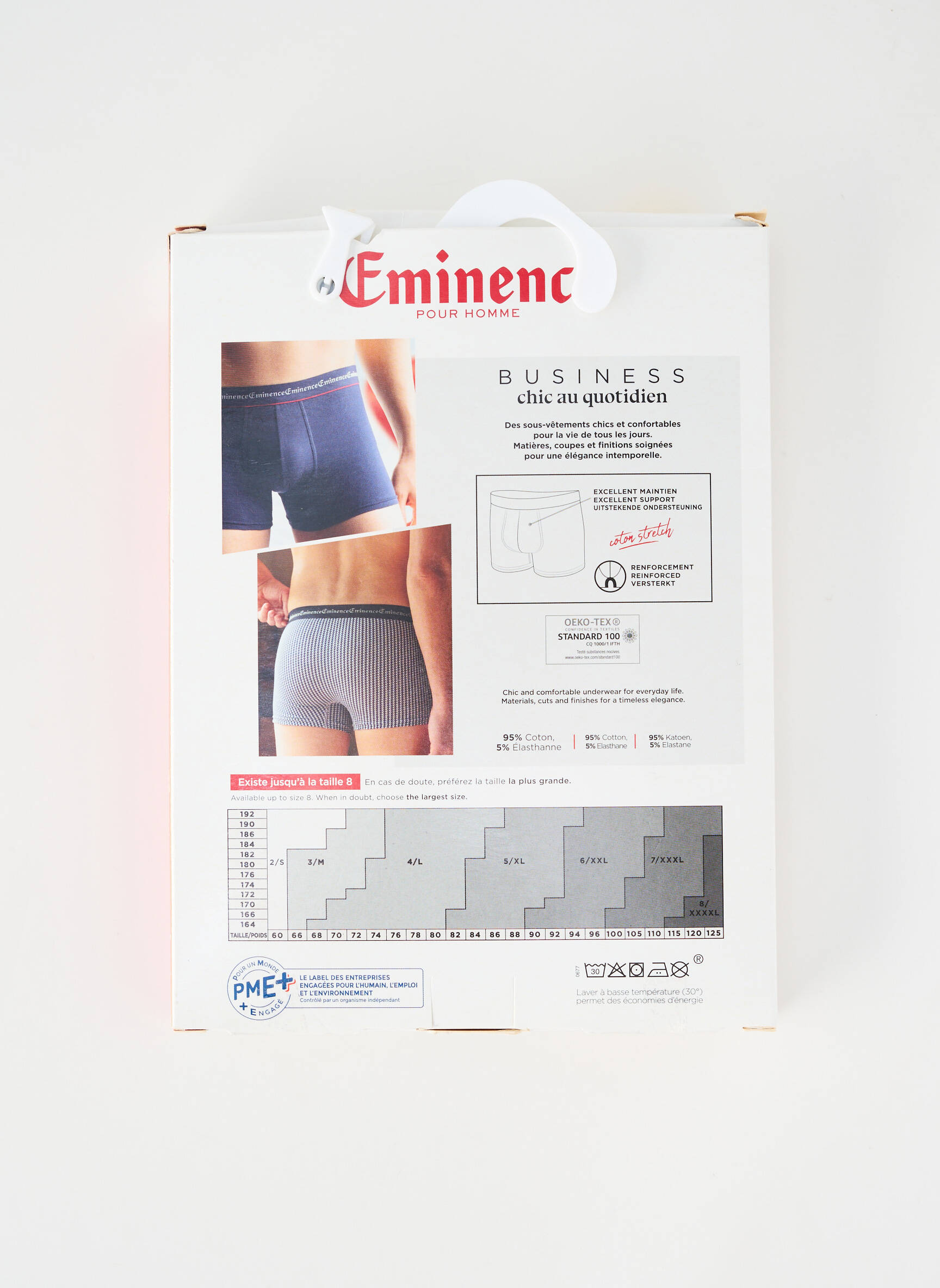 Boxer elasticitate roșu EMINENCE bărbat