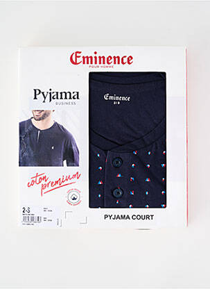Pijama țesătură jerseu albastru EMINENCE bărbat
