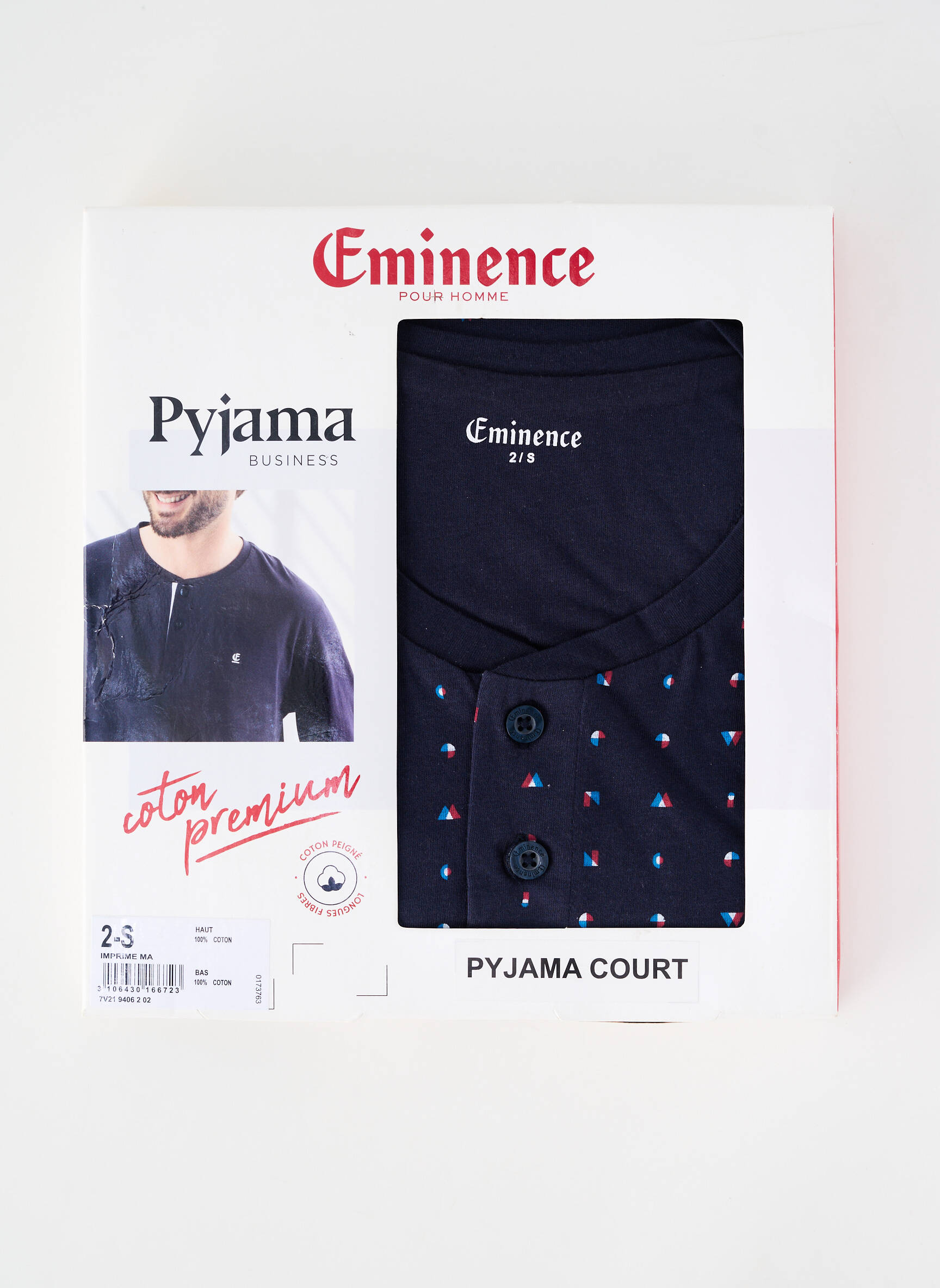 Pijama țesătură jerseu albastru EMINENCE bărbat