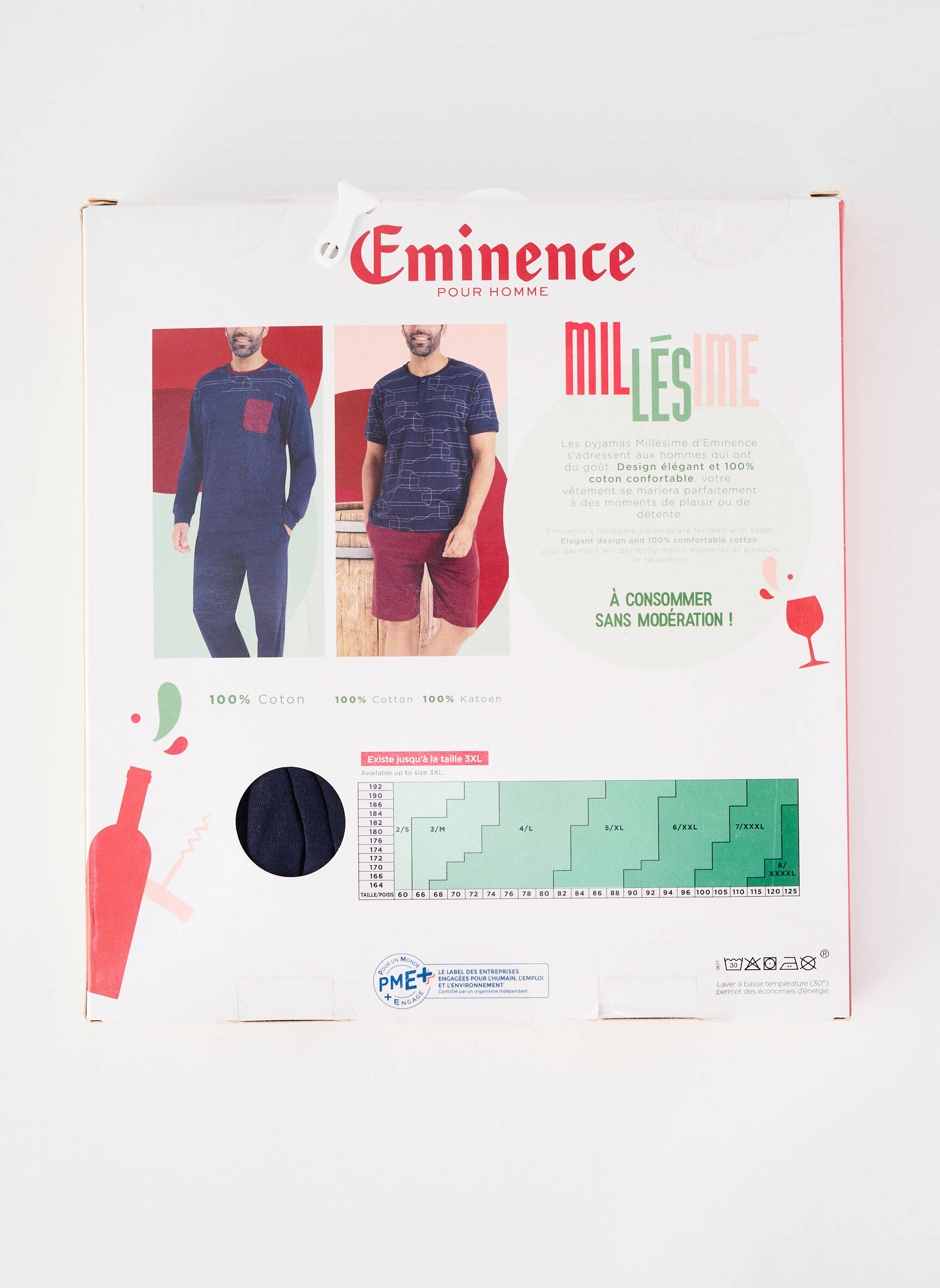Pijama imprimeu fantezie albastru EMINENCE bărbat