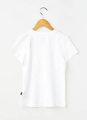 Tricou croială cambrată mâneci scurte alb PUMA fată