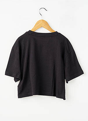 Tricou elasticitate mâneci scurte negru PUMA copil