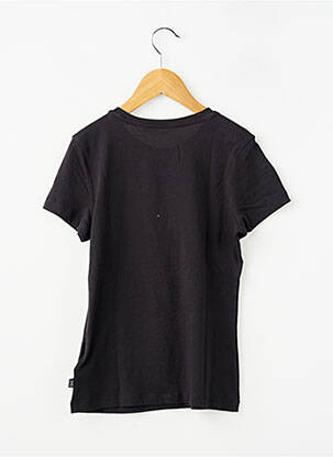 Tricou croială cambrată mâneci scurte negru PUMA fată