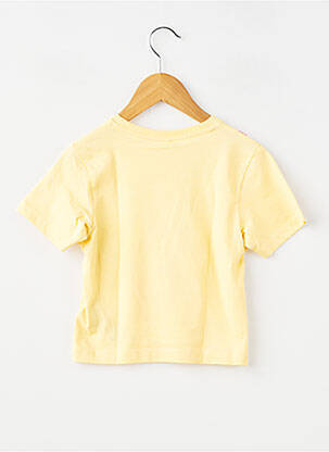 Tricou elasticitate mâneci scurte galben NAME IT fată