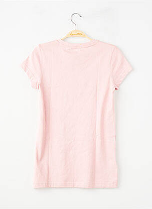 Tricou elasticitate mâneci scurte roz ADIDAS fată