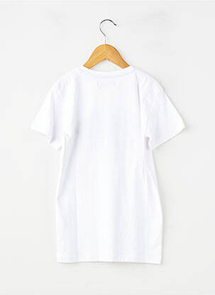 Tricou elasticitate mâneci scurte alb AMERICAN COLLEGE băiat