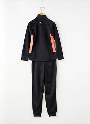 Set pantaloni mâneci lungi negru PUMA fată