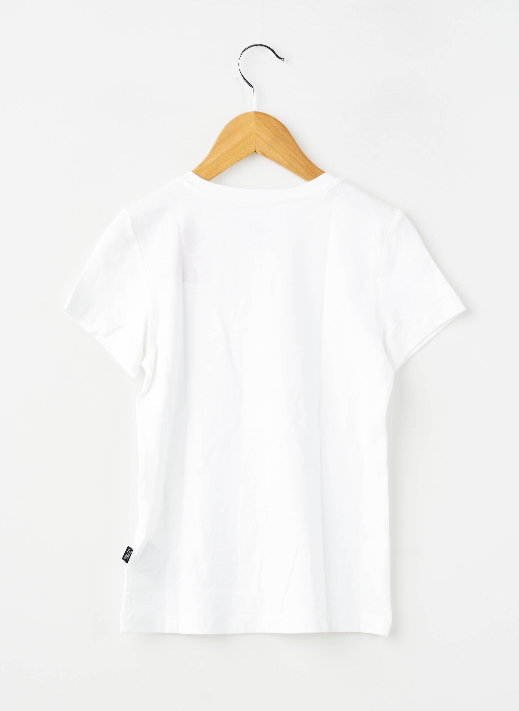 Tricou croială cambrată mâneci scurte alb PUMA fată
