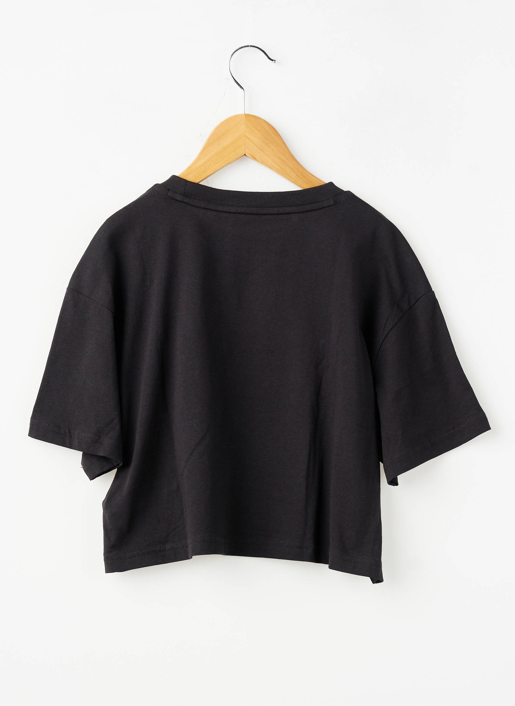 Tricou elasticitate mâneci scurte negru PUMA copil