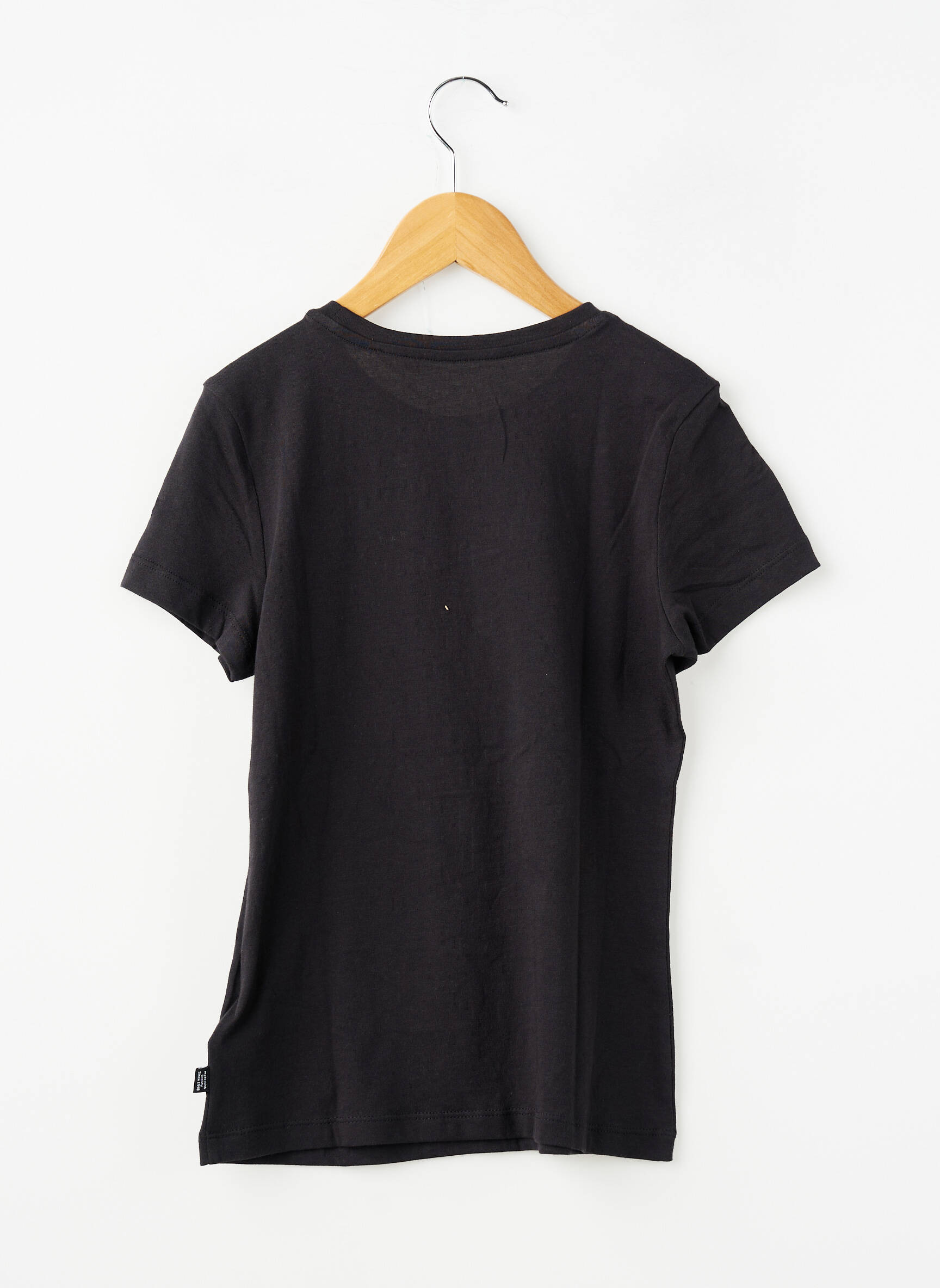 Tricou croială cambrată mâneci scurte negru PUMA fată