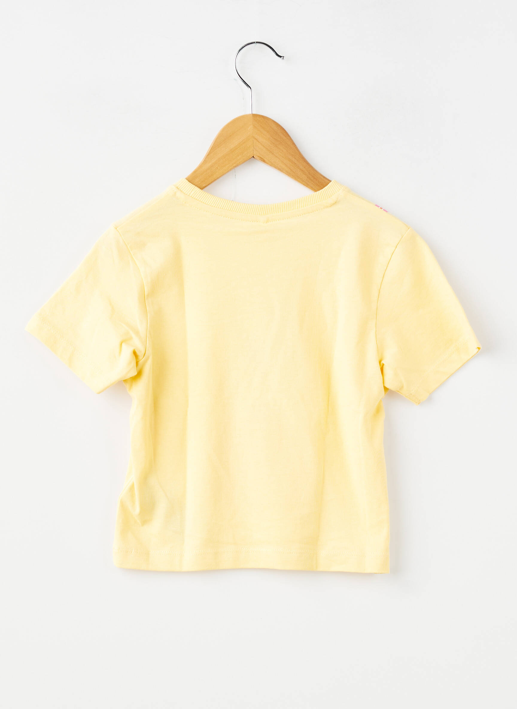 Tricou elasticitate mâneci scurte galben NAME IT fată