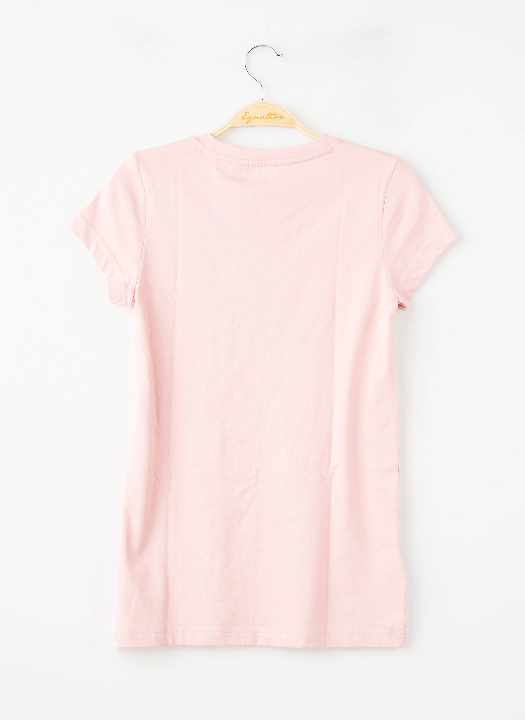 Tricou elasticitate mâneci scurte roz ADIDAS fată