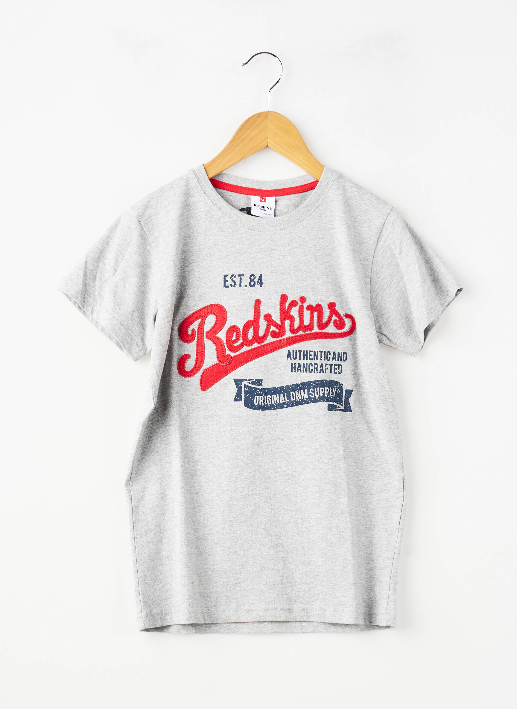 Tricou elasticitate mâneci scurte gri REDSKINS băiat