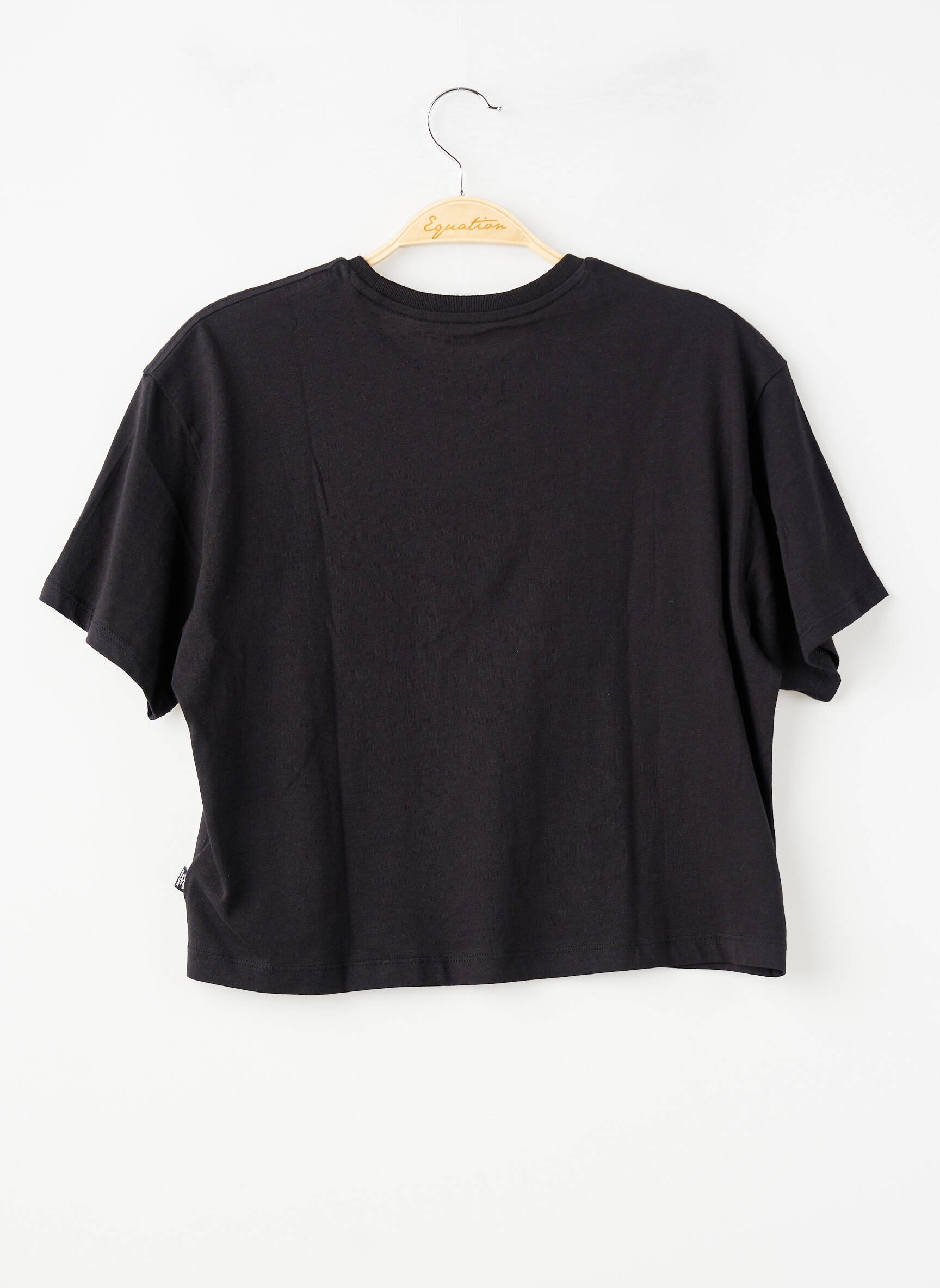 Tricou elasticitate mâneci scurte negru PUMA fată