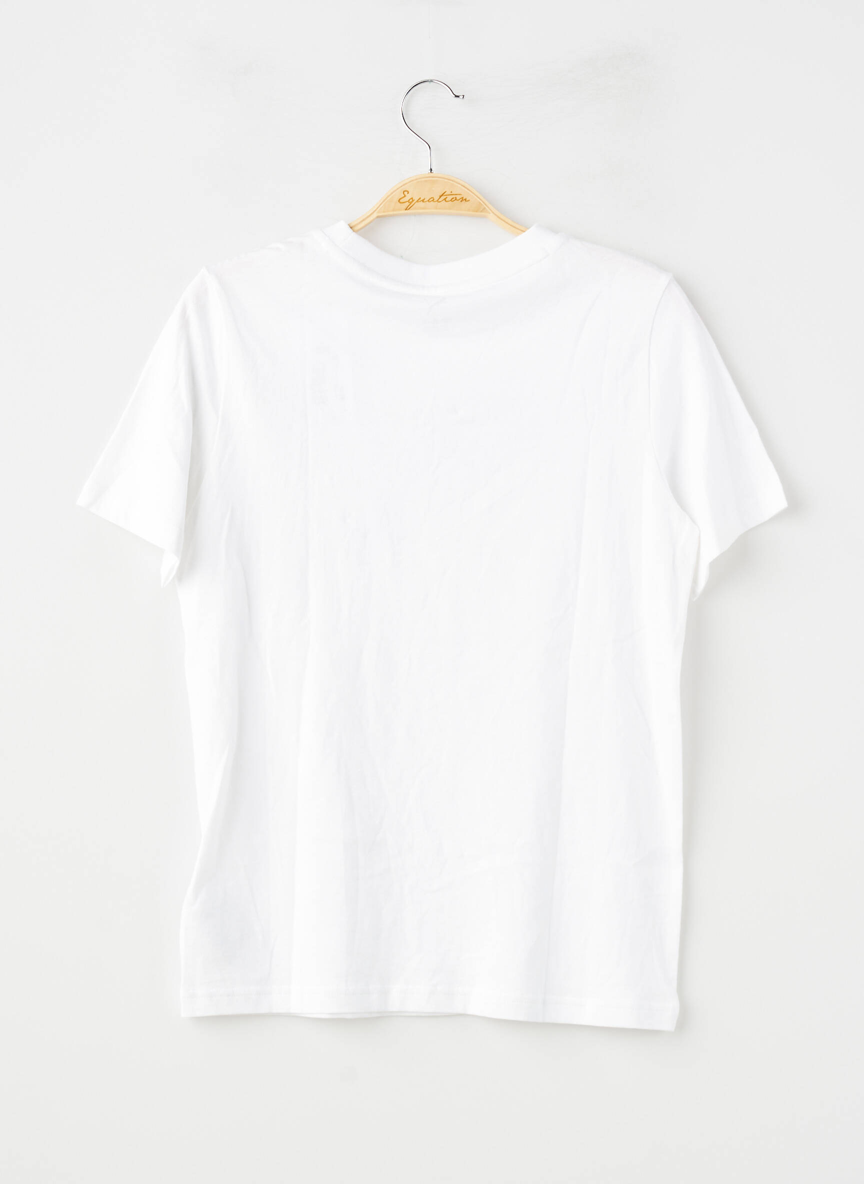 Tricou elasticitate mâneci scurte alb PUMA fată