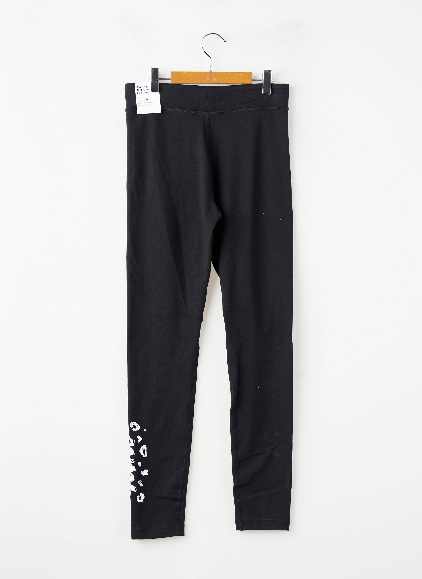 Colant serigrafie talie elastică negru NIKE fată